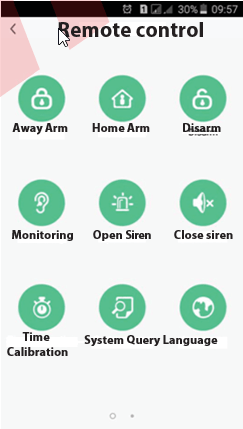 Remote control trên phần mềm điều khiển PCA-959GSM cho điện thoại Remote control trên phần mềm điều khiển PCA-959GSM cho điện thoại