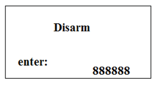 Program and password PC-959GSM Program and password PC-959GSM