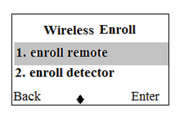Enroll remote PC-959GSM Enroll remote PC-959GSM
