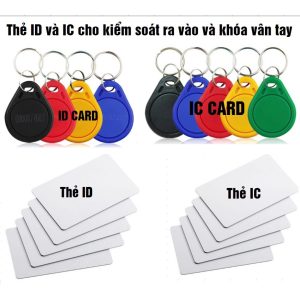Thẻ từ ID 125Khz và IC 13.56 Mhz cho bộ kiểm sóat ra vào và khóa vân tay